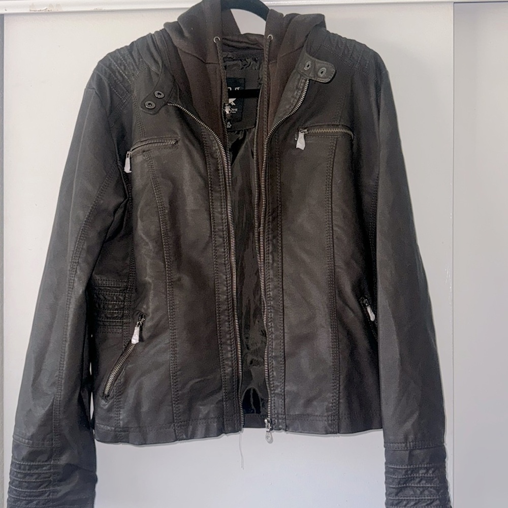 New leather jacket